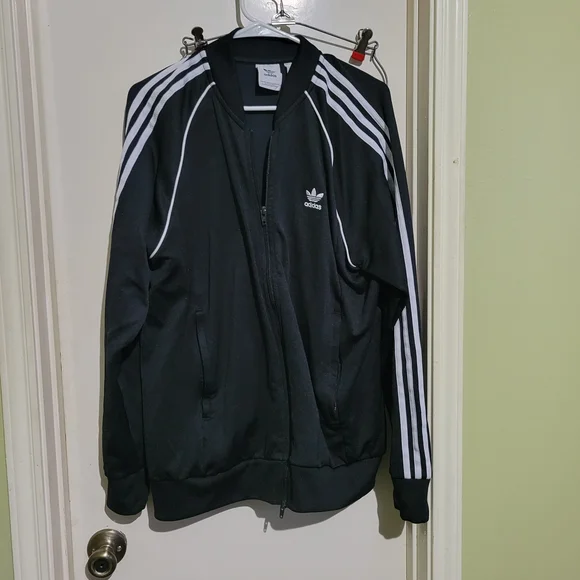 Adidas Men's Black Track Suit Set - Picture 1 of 6